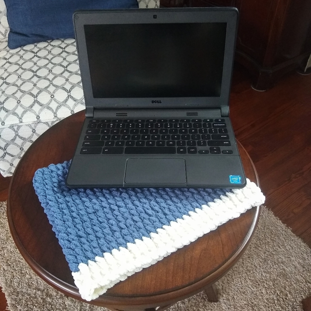 Chromebook Sock Case Cover - soft, crochet